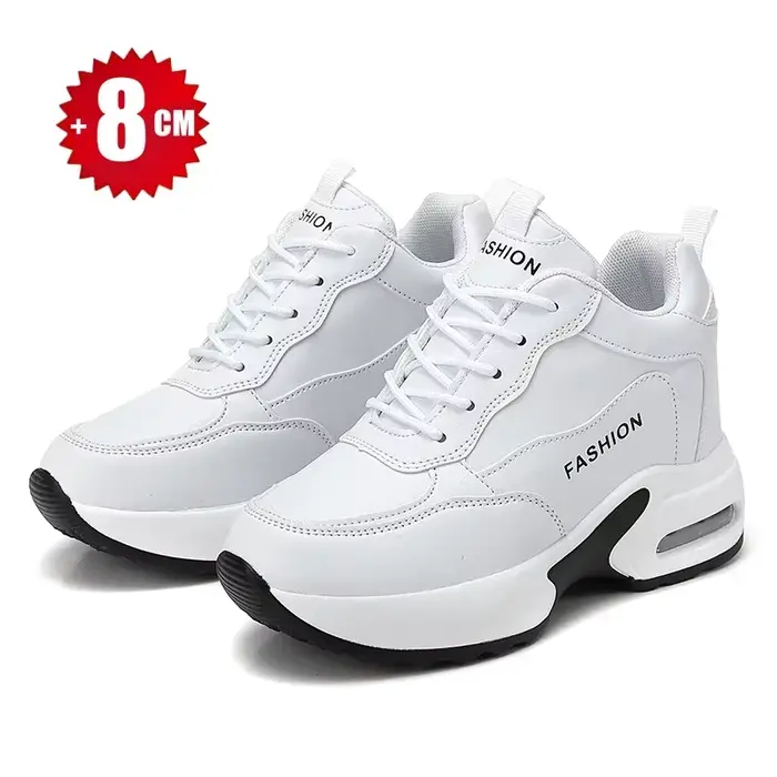 Chaussures de course à coussin de 8cm pour femmes