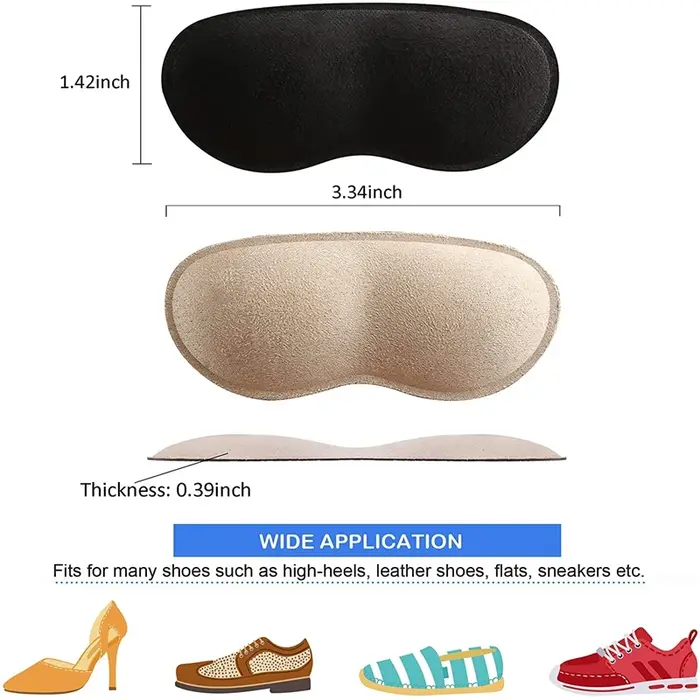 Semelles pour chaussures à talons hauts pour femmes, autocollants pour talons adhésifs, protection d