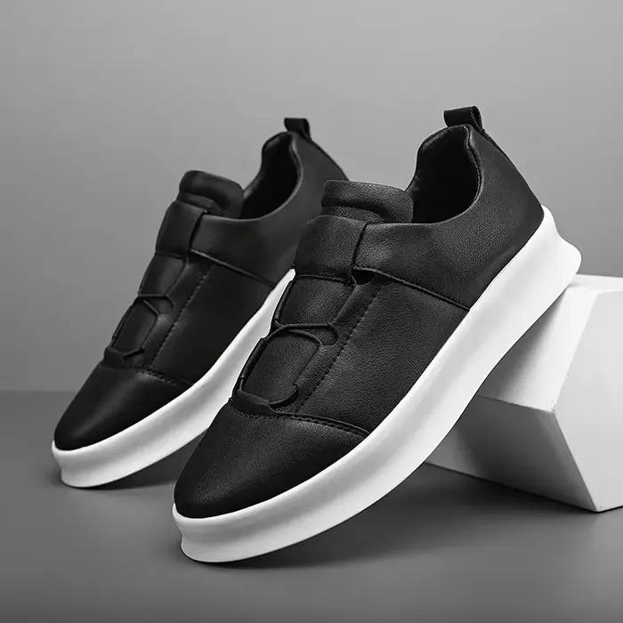 Chaussures en cuir à lacets pour hommes