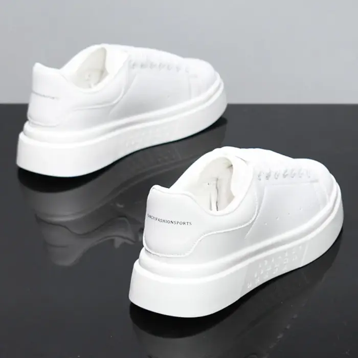 Fashion Men Skateboarding shoes Casual Sport Shoes Platform Sneakers Outdoor Breathable White Runnin