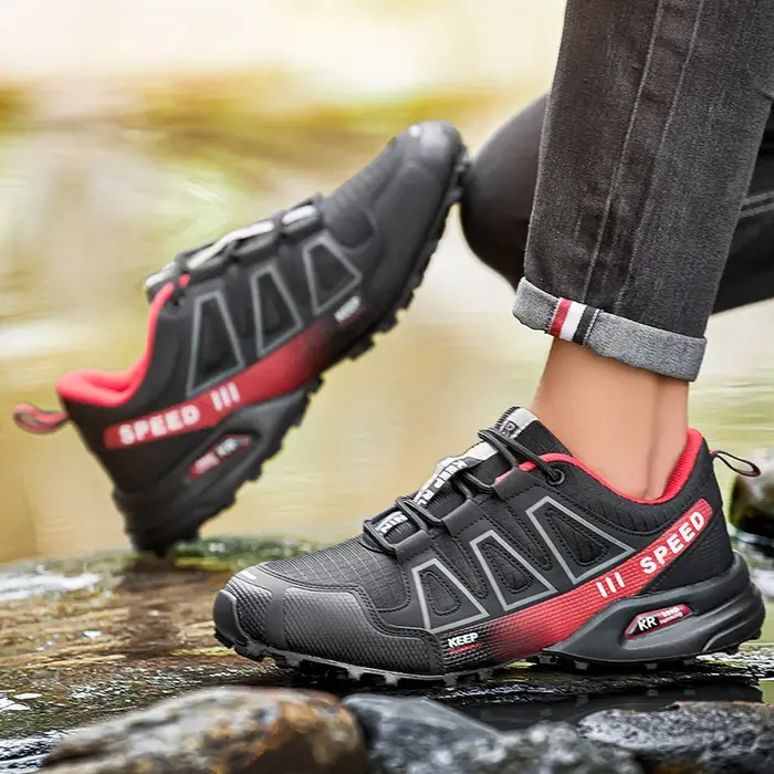 Chaussures pour hommes, chaussures de cyclisme de fond de montagne, chaussures de sport antidérapant