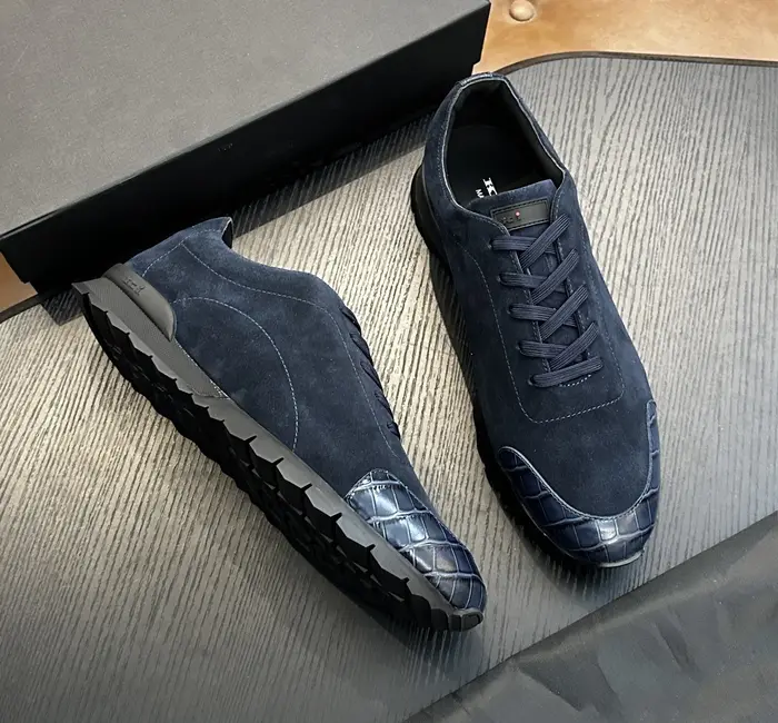 OECHSLI chaussures peau de vache 2026 nouvelles baskets de sport en plein air mode en cuir véritable