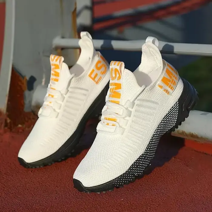 Baskets de sport ultra respirantes pour hommes, chaussures de basket-ball en maille renforcée Durabl