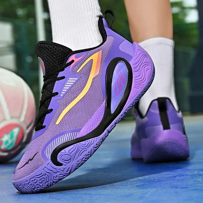 Chaussures de basket-ball pour hommes, respirantes, antidérapantes, résistantes à l'usure, chaussures de course, d'entraînement en salle de sport, baskets de basket-ball athlétiques pour hommes