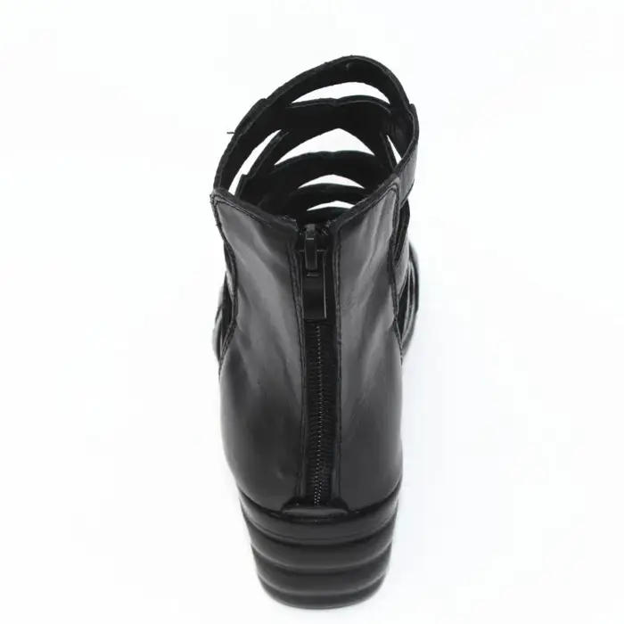 BEYARNE été mode sandales en cuir véritable semelle souple confortable bout ouvert compensées mère chaussures