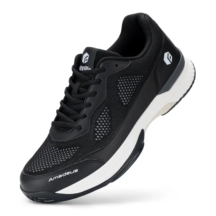 FitVille – chaussures de Tennis larges pour hommes, baskets d'entraînement professionnel, respirante