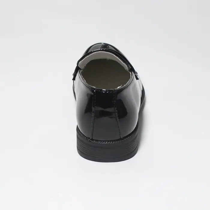 Chaussures en cuir PU verni souple pour garçons et adolescents