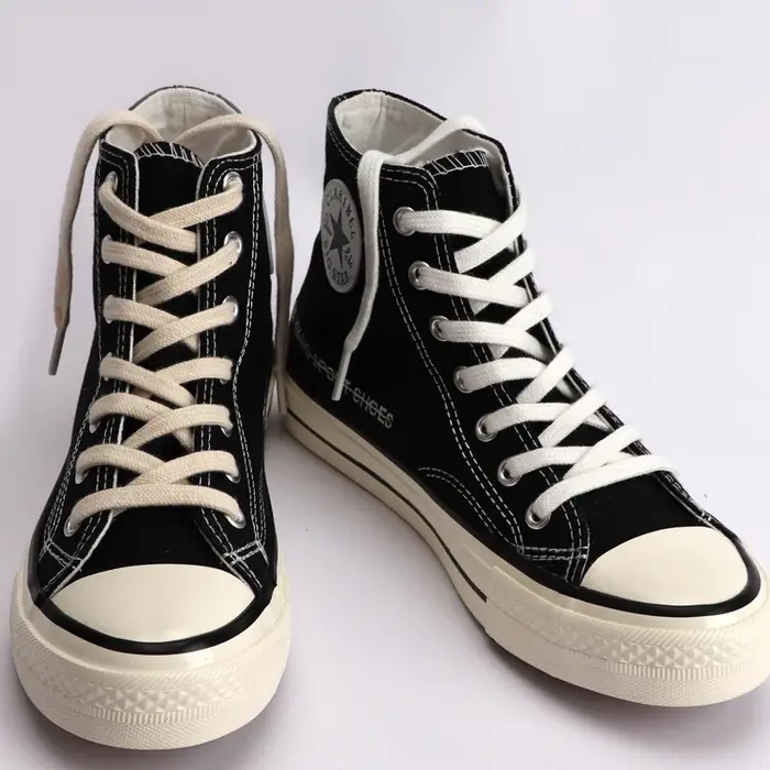 1 paire de lacets plats classiques baskets en toile chaussures de sport