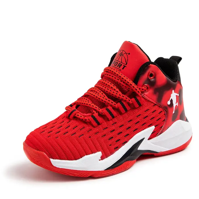 Nouveaux enfants chaussures de basket-ball garçon Original hommes professionnel enfants respirant bo