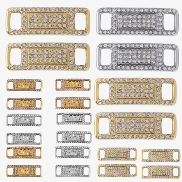 Lacet Lumineux en Diamant pour Cadeau, Moule Privé, AF1, Accessoires en Métal, Serrure à Dentelle, B