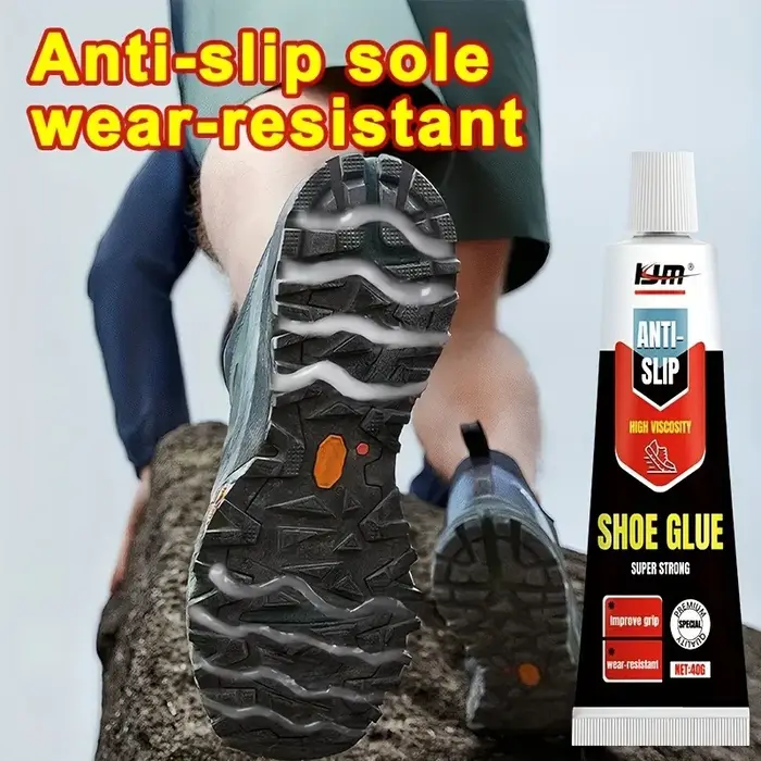 KJM Caoutchouc de poignée à semelle antidérapante : traction robuste pour baskets/chaussures de spor