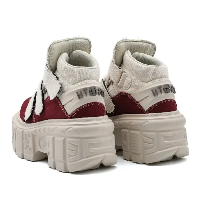 2026 gothique cheville Rock bottes nouveau Style Punk femmes chaussures à lacets talon hauteur 6CM plate-forme