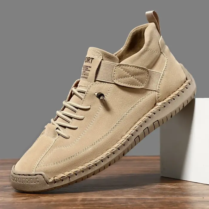Chaussures d'été femme plate-forme loisirs mocassins à la main respirant baskets