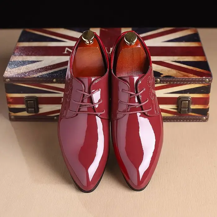Hommes mode classique fête de mariage Derby chaussures
