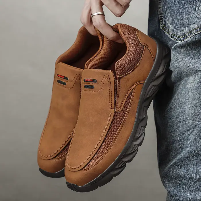 Hommes baskets mocassins légers sans lacet chaussures décontractées