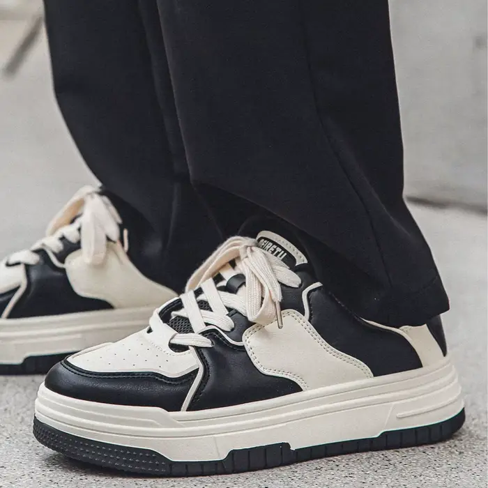 Chaussures pour homme, baskets décontractées à semelle épaisse, style américain, nouvelle collection automne, baskets tendance pour étudiants