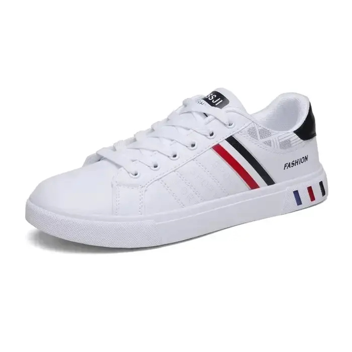 Baskets pour hommes chaussures décontractées blanches