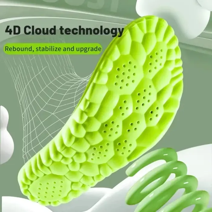 Semelles intérieures 4D Sport ultra-douces pour chaussures