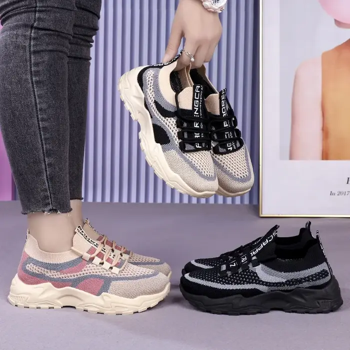 Baskets épaisses 2025 chaussures décontractées pour femmes printemps et automne
