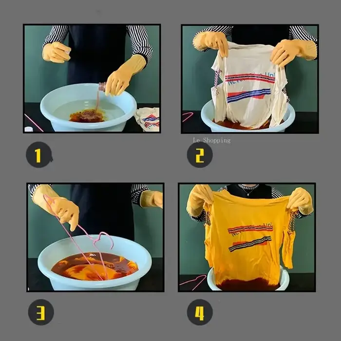Bouteille de teinture pour vêtements