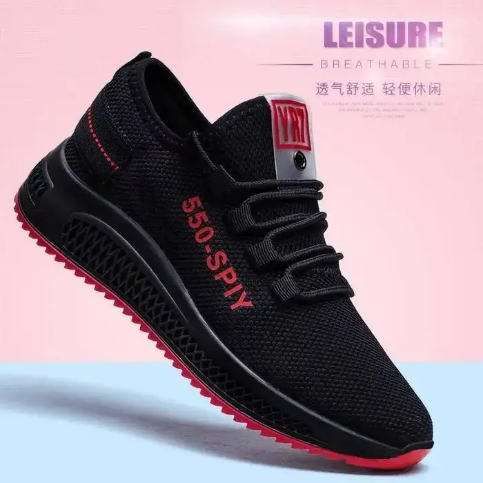 Chaussures tissées pour femme été 2026 – Baskets de sport en maille respirante pour la marche et le jogging