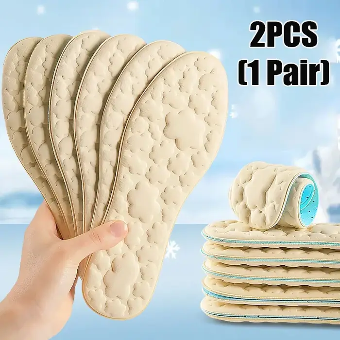 Semelles intérieures en mousse à mémoire de forme pour chaussures