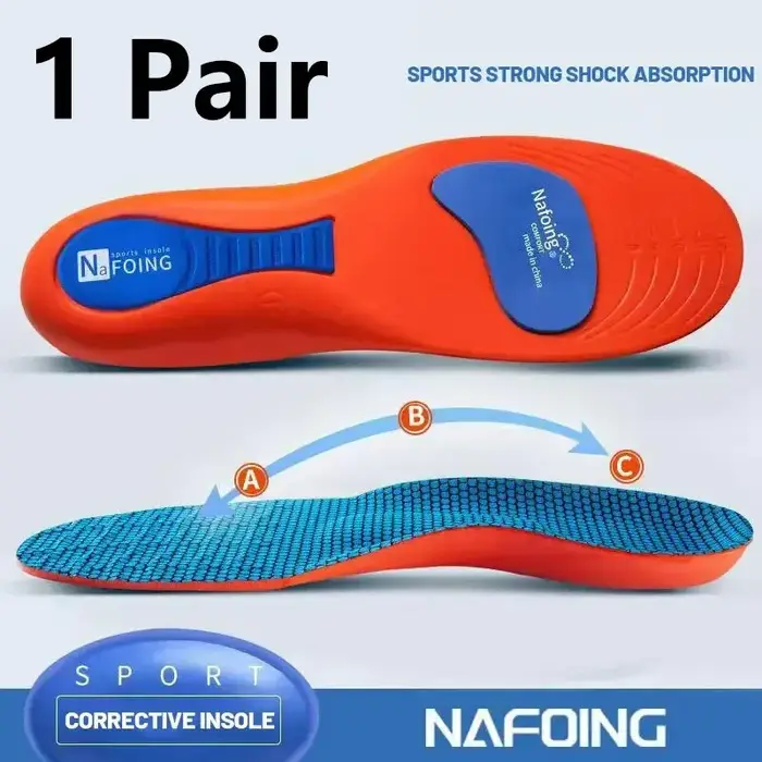 Semelles de sport pour chaussures, semelles orthopédiques, absorption des chocs, déodorantes, respirantes, amortissantes, semelles de course pour hommes et femmes.