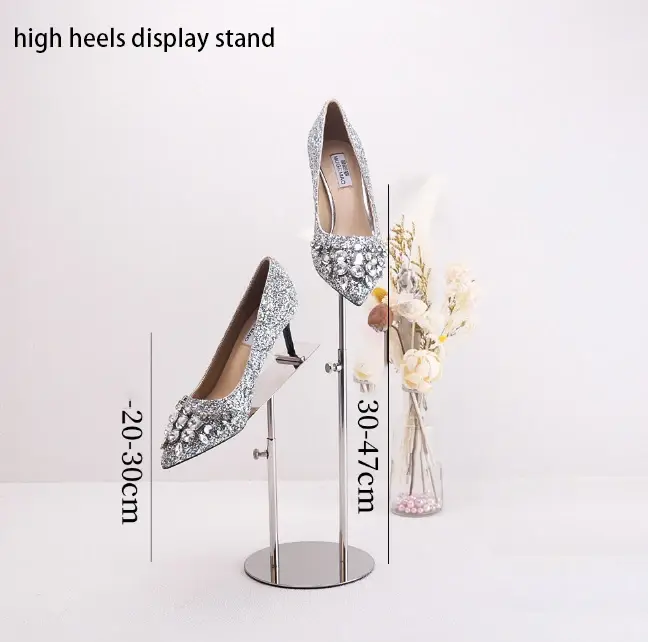 Présentoir à chaussures à Double tête, magasin de chaussures pour hommes et femmes, présentoir à tal