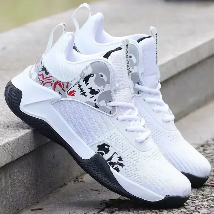 Nouvelles chaussures de basket-ball pour hommes, chaussures de sport tendance et polyvalentes, respi