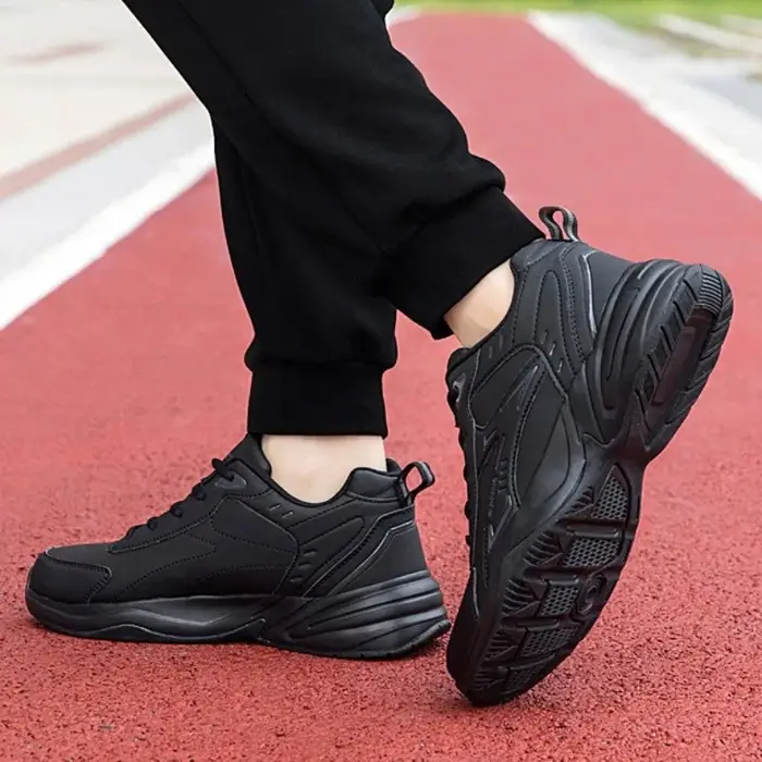 Chaussures pour hommes, chaussures décontractées de mode pour l'extérieur, baskets en cuir pour hommes, chaussures de tennis, chaussures de sport pour hommes, chaussures de course, Zapatillas Hombre