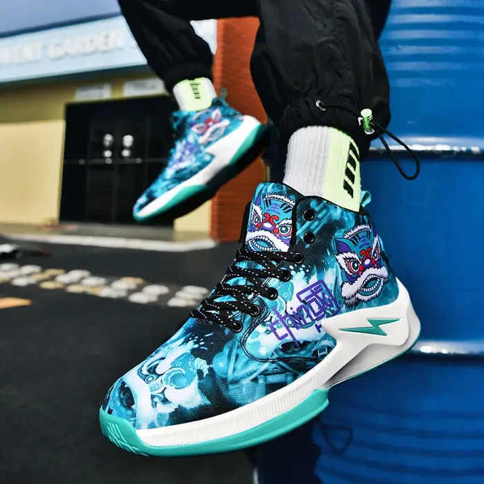 Chaussures de basket-ball respirantes pour hommes et femmes, baskets athlétiques d'entraînement, chaussures de sport, 2024