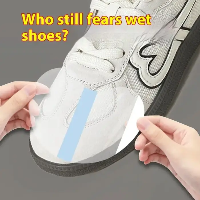 30/90 pièces chaussures orteil pluie autocollants Films clairs tête de chaussure élimination des taches résistant à