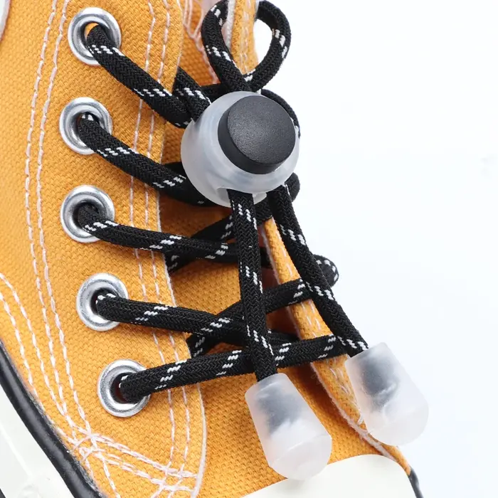 Lacets de verrouillage à ressort sans attaches, baskets élastiques pour enfants et adultes, lacets r