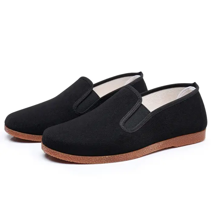Chaussures en tissu style papa pour homme, confortables, semelle en tendon de boeuf, antidérapantes,
