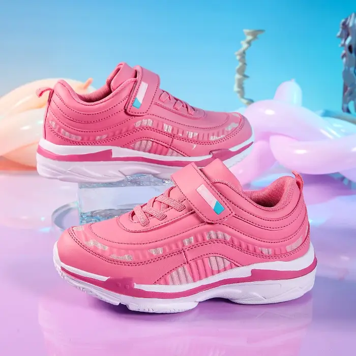 Mignon enfants Sneaker filles chaussures de luxe en cuir léger