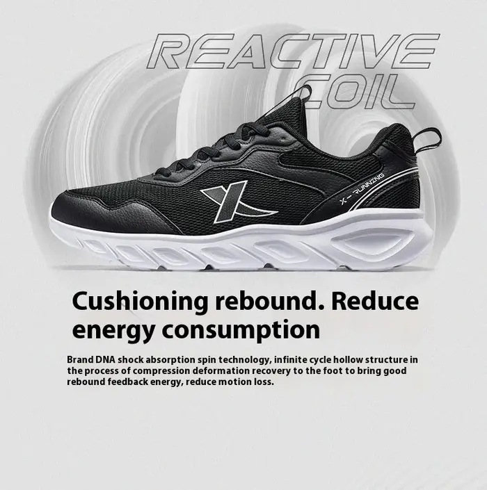 Xtep-Chaussures de course respirantes pour hommes