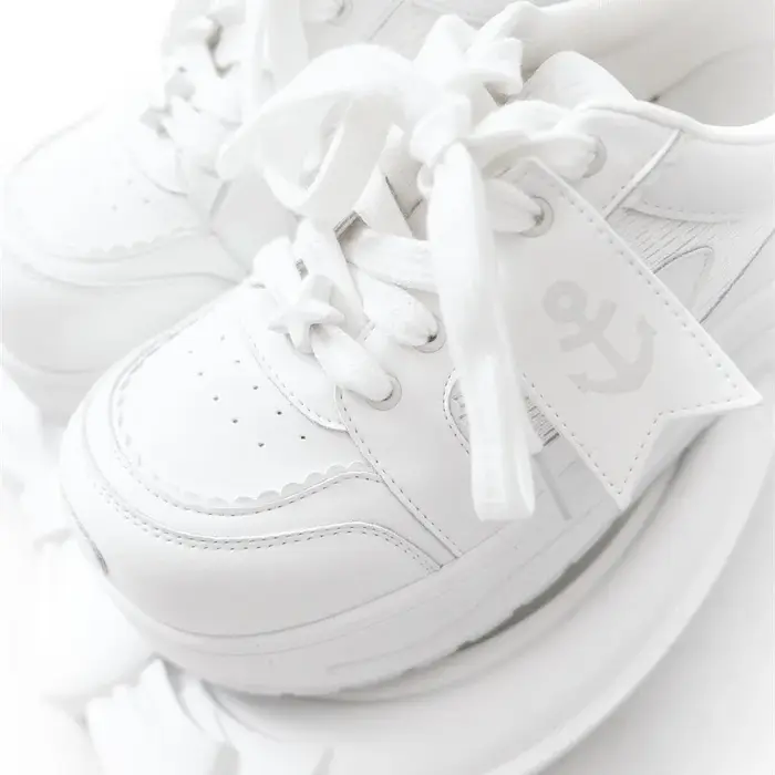 Navy Run Gururu Original marin Style chaussures simples été Lolita filles baskets à semelles épaisse