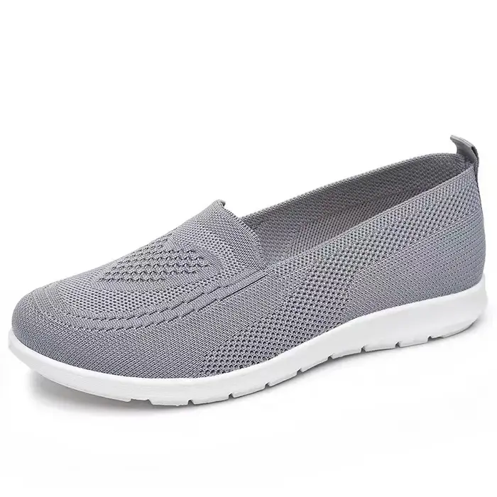  Chaussures pour femmes printemps été décontracté respirant semelle épaisse plat pas cher