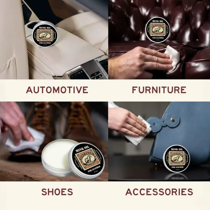 Baume de polissage pour le nettoyage du cuir Accessoires pour tous les produits