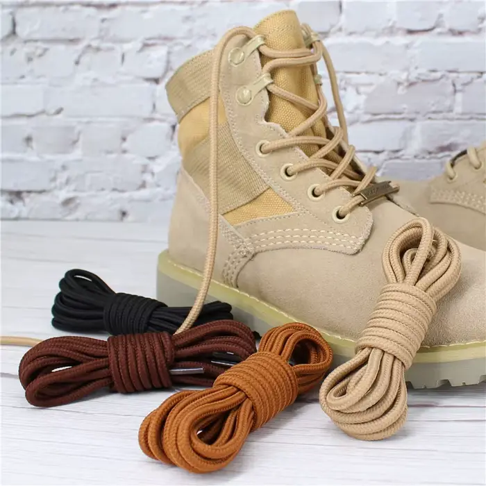 Lacets ronds classiques en Polyester Durable