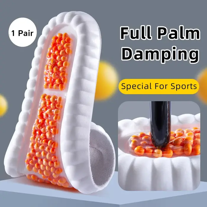 Semelles intérieures de Sport complètes pour les pieds, semelle à coussin d'air en PU, souples et re