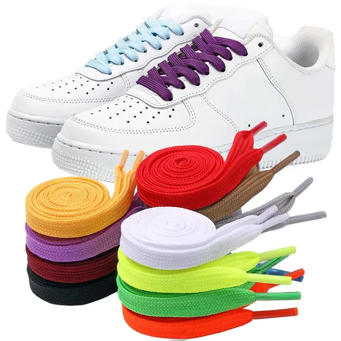 1 paire de lacets plats de 10mm de large pour chaussures de Sport lacet pour baskets/runner lacets d