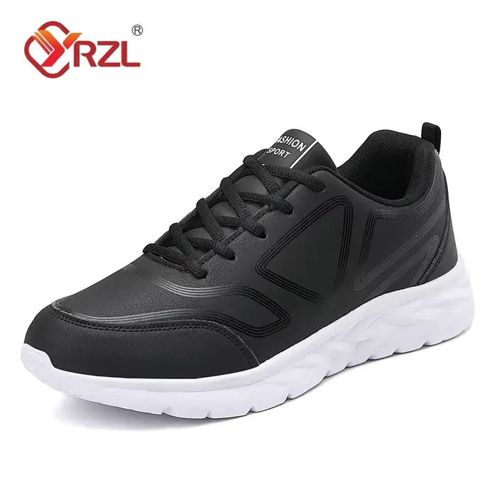 YRZL chaussures noires pour hommes baskets légères chaussures de Sport chaussure de Sport intérieur 