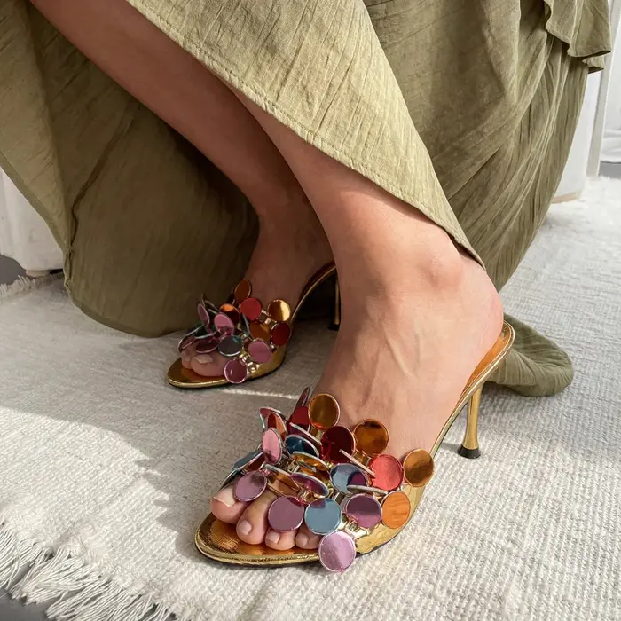 Sandales pour femmes 2026 – Nouveauté estivale personnalisée – Talons élégants et polyvalents pour banquets – Confortables et légères