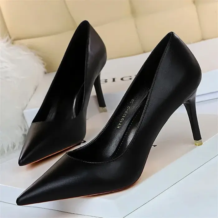 Nouvelles Chaussures de Printemps 2026 – Escarpins Sexy pour Femme, à Bout Pointu, Talons Aiguilles,