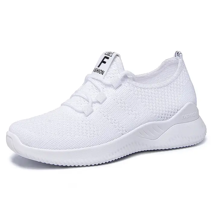 Baskets décontractées confortables pour femmes, chaussures plates respirantes d'été, baskets tendance pour femmes, chaussures de course polyvalentes à lacets, Nouveauté 2026