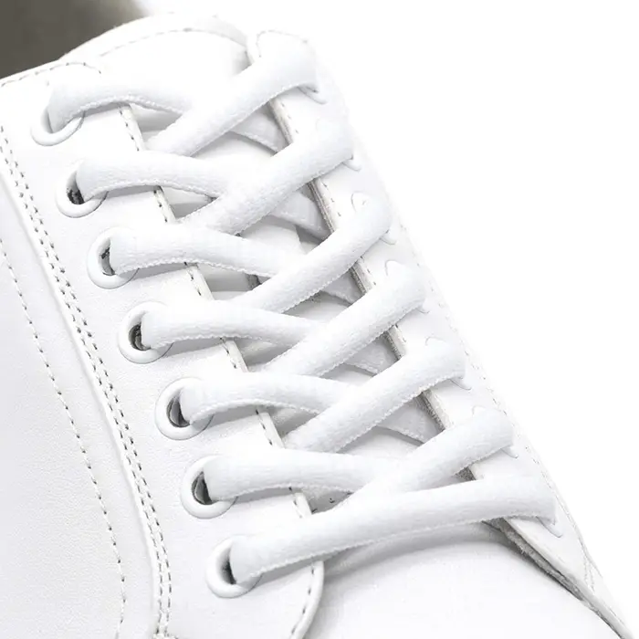 Lacets de chaussures ovales 24 couleurs lacets athlétiques demi-ronds pour chaussures de Sport/cours