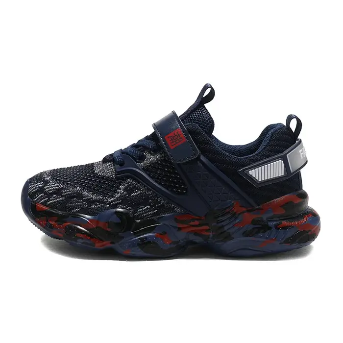 2025 nouveaux enfants chaussures garçon Sneaker tricot plate-forme respirant été école