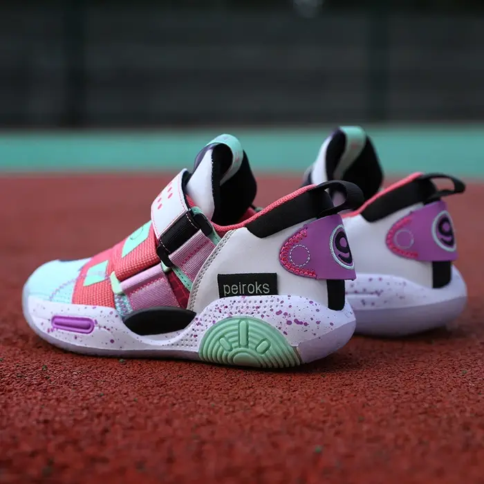 Chaussures de basket-ball légères pour enfants, chaussures de sport pour enfants, baskets d'extérieur pour garçons et filles, non ald, nouvelle marque