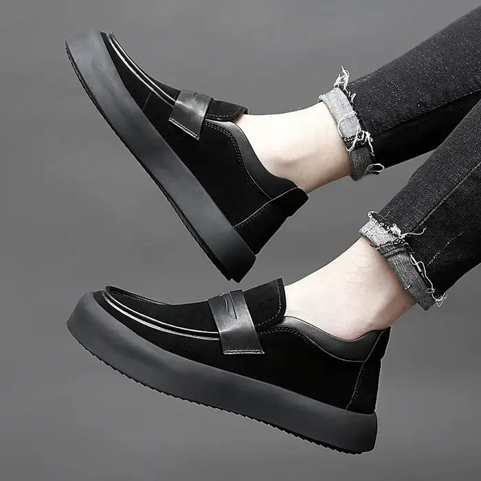 Chaussures en cuir faites à la main pour hommes